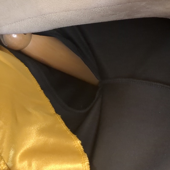 Vintage Serengeti Black Velvet Maxi Robe Kaftan Gold Satin Trim SZ. S Oversized - Picture 13 of 15